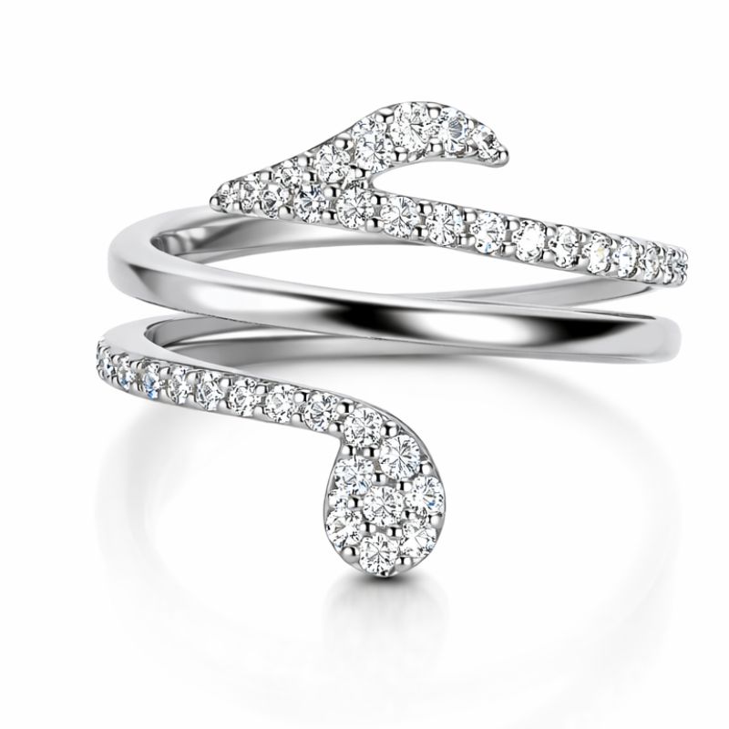 Grace CZ Wrap Fashion Ring